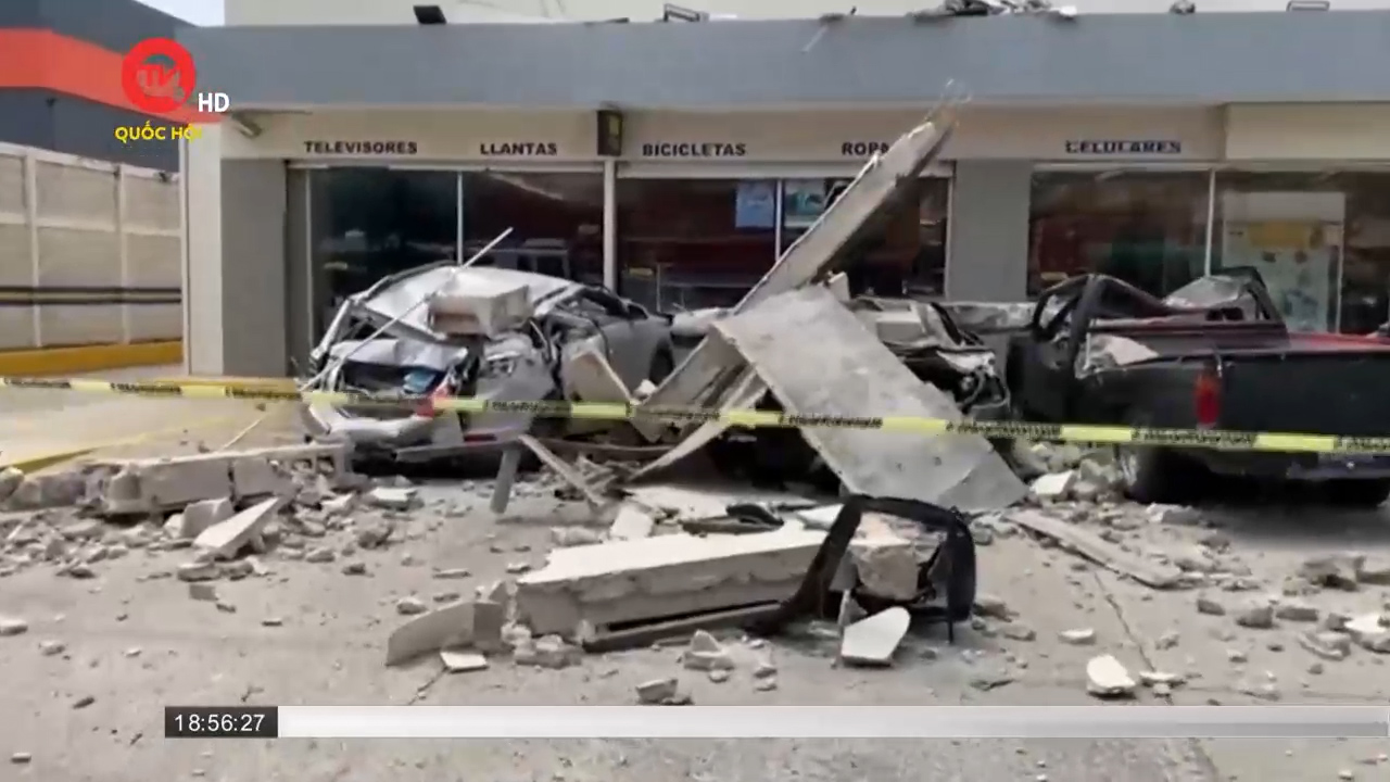 Điểm tin quốc tế: Động đất lớn ở Mexico, 2 người thiệt mạng