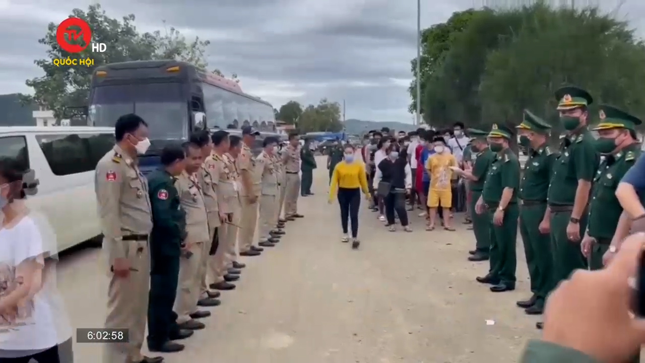 An Giang tiếp nhận 44 công dân từ Campuchia trở về nước