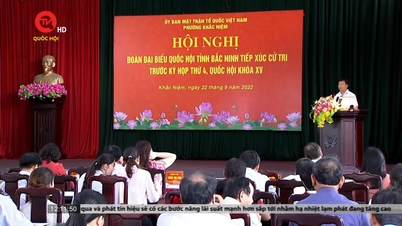 Cử tri thành phố Bắc Ninh gửi kiến nghị liên quan tới dự án đường sắt Lim - Phả Lại