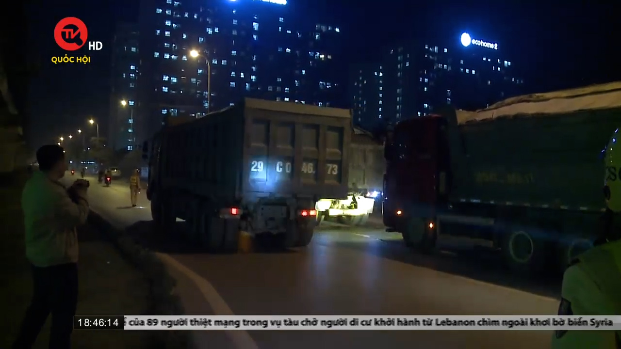 Hà Nội xử lý hơn 3.000 xe tải vi phạm tải trọng