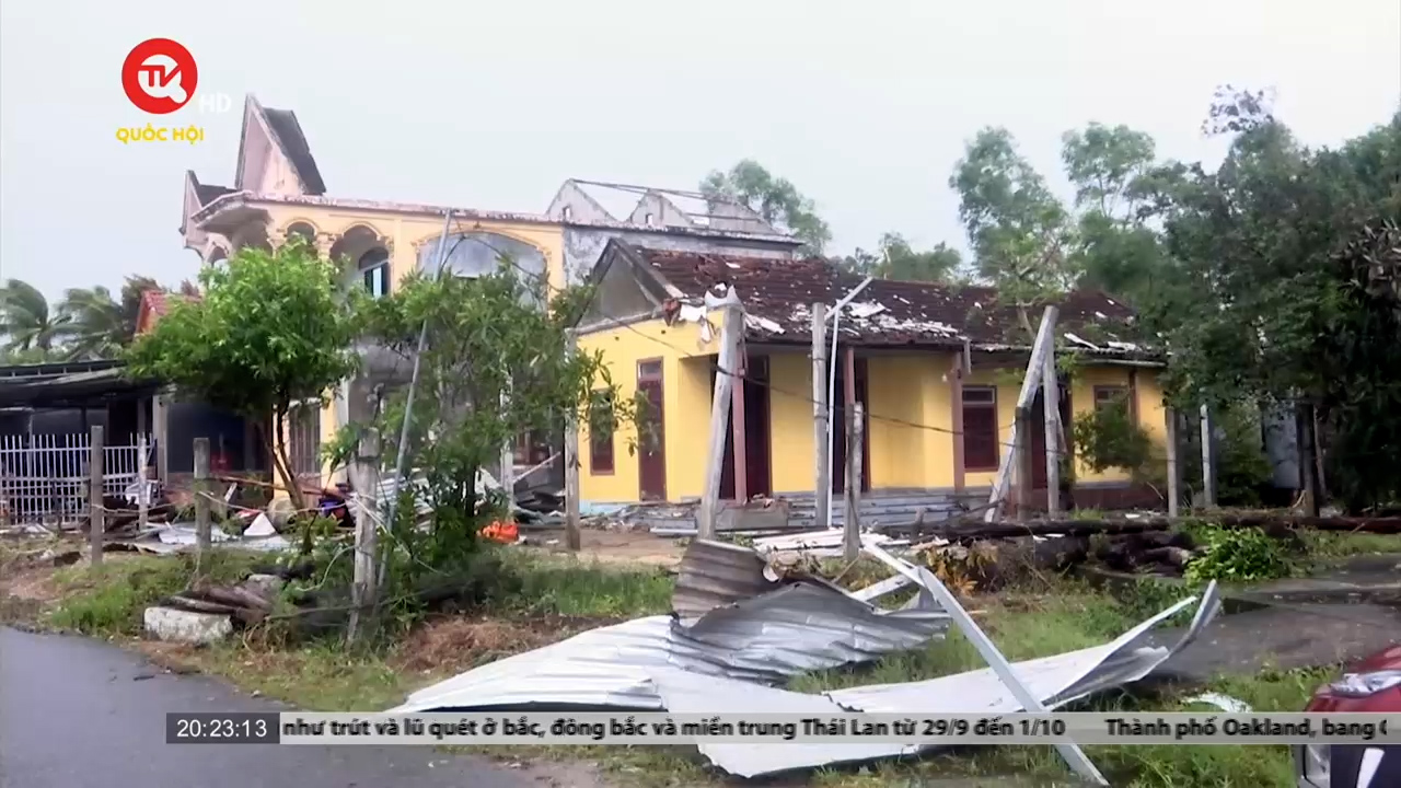 Cập nhật tình hình thiệt hại do bão Noru gây ra: 160 ngôi nhà bị sập, hàng nghìn hecta lúa và hoa màu ngập úng