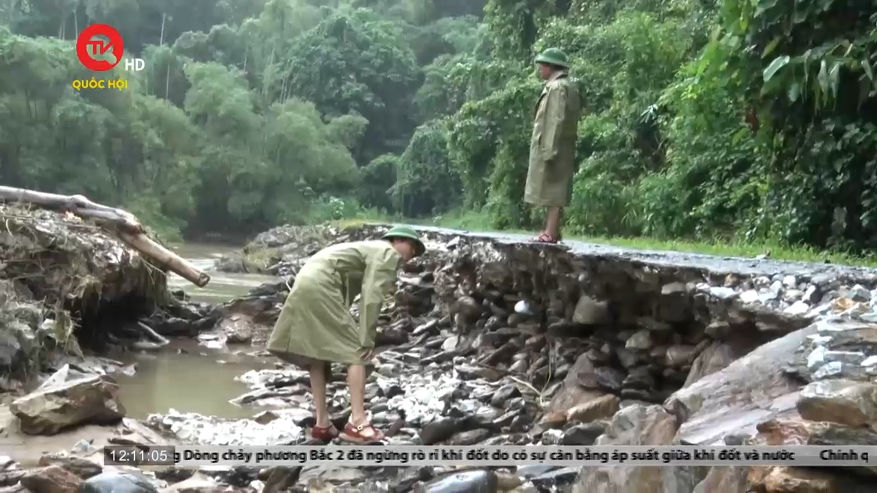 Nghệ An: Mưa lũ gây ngập lụt tại Con Cuông và Kỳ Sơn