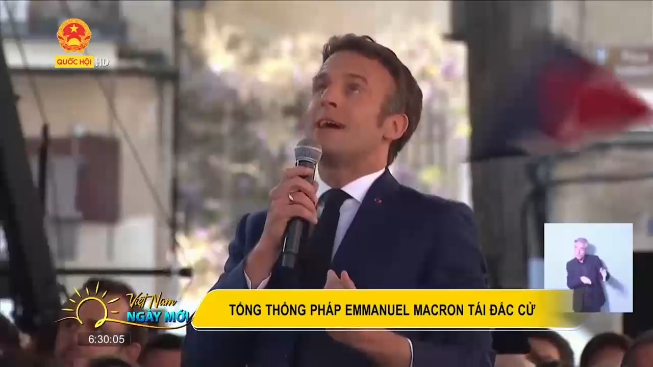 Ông Emmanuel Macron tái đắc cử Tổng thống Pháp nhiệm kỳ 2
